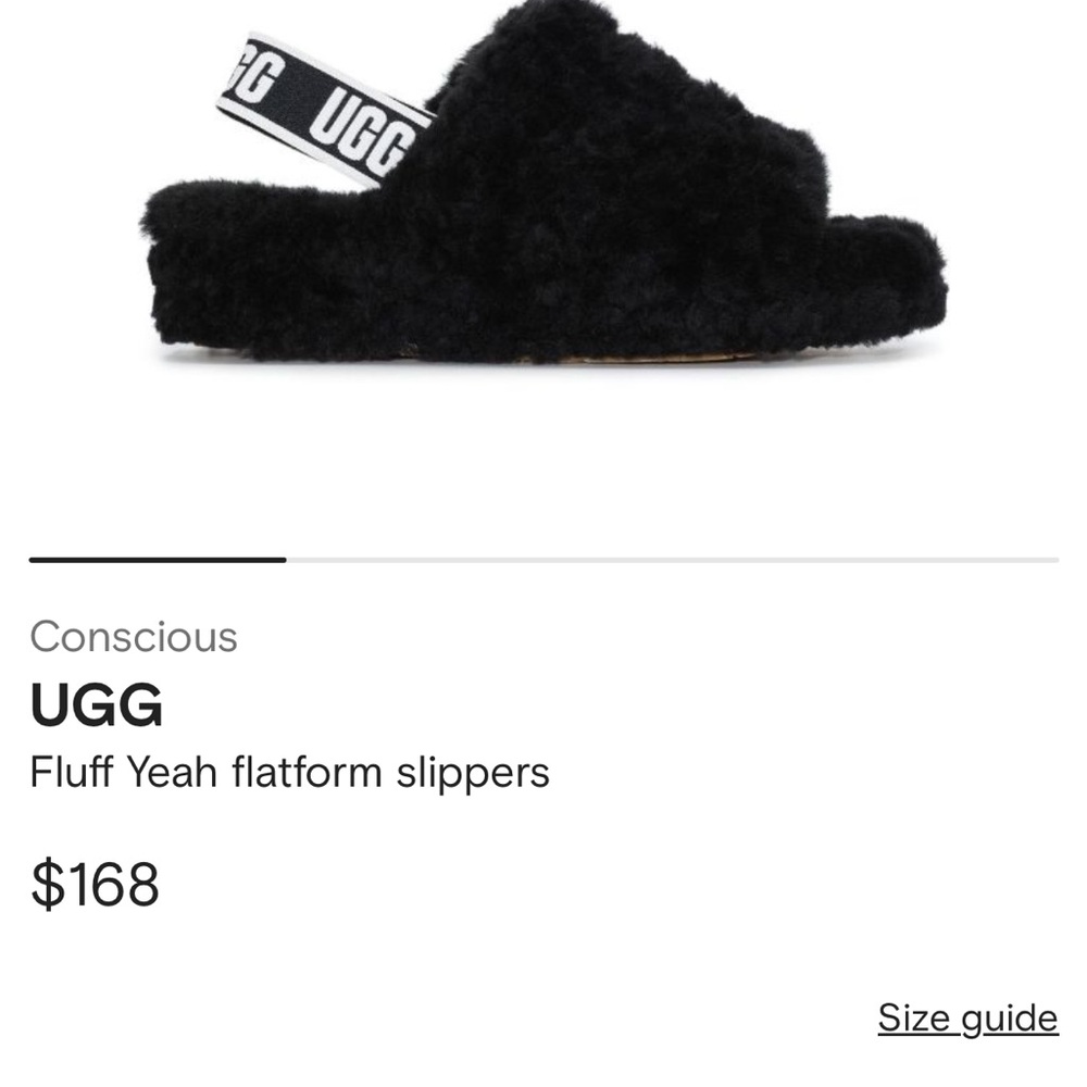 UGG slippers! Barely worn.